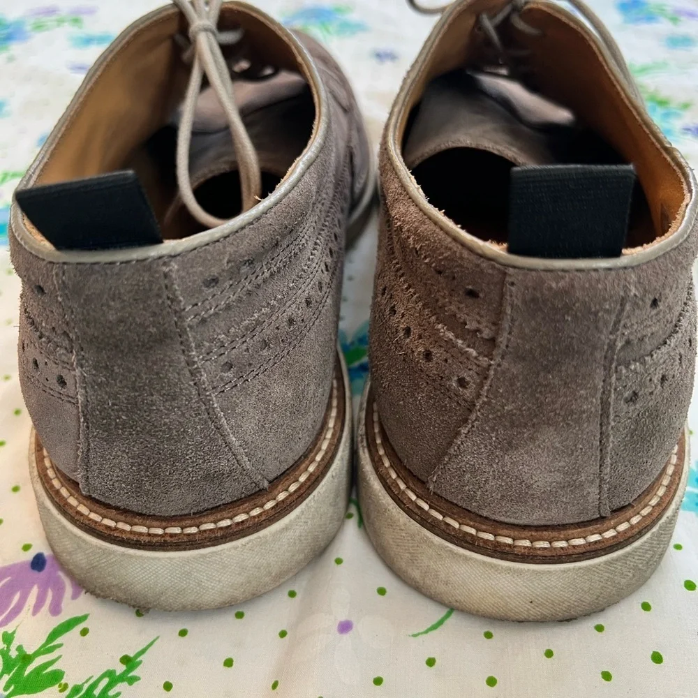 LA CANADIENNE Suede Lace Up Oxford Dress Shoes - 43